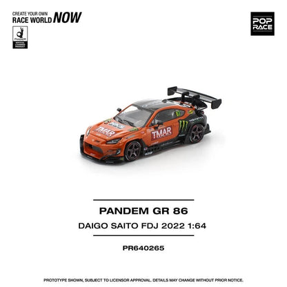 Pop Race 1:64 Pandem GR86 - Daigo Saito Formula Drift Japan 2022