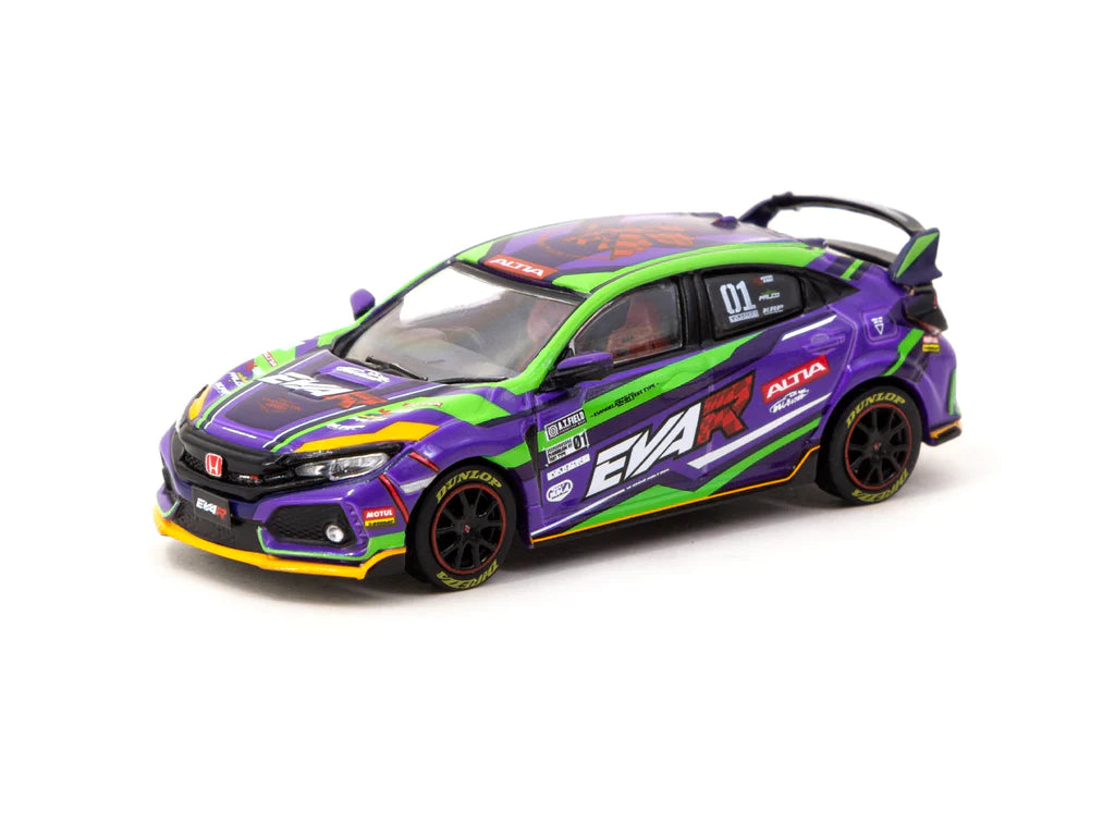 Tarmac Works 1:64 Honda Civic Type-R FK8 EVA Racing – Purple – Hobby64