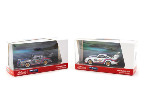 Tarmac Works X Schuco 1:64 Porsche 911 RSR Martini Racing White - CHASE