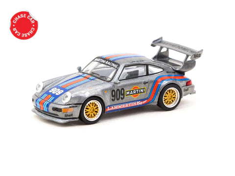 Tarmac Works X Schuco 1:64 Porsche 911 RSR Martini Racing White - CHASE