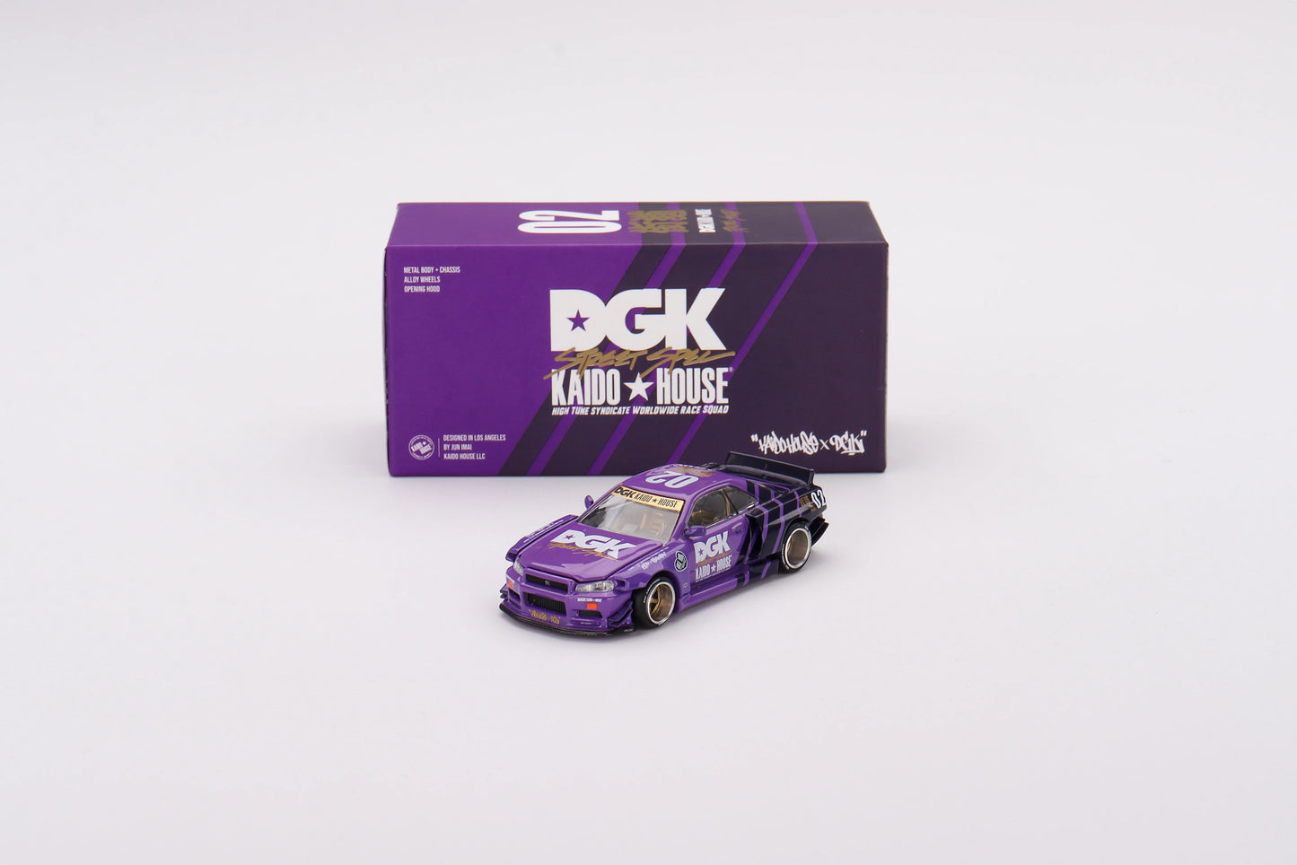 Kaido House X DGK 1:64 Roulette Racer R34