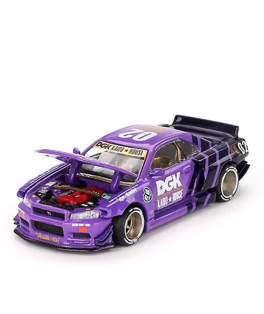 ミニカー DGK KAIDO HOUSE 02 Kaido House X DGK 1:64 Roulette Racer R34 – Myguycollectibles