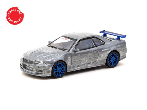 Tarmac Works X Schuco 1:64 Nismo R34 GT-R Z-tune FuelFest Tokyo 2023 - CHASE