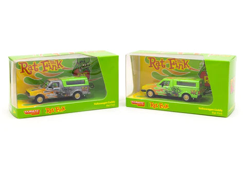 Tarmac Works X Schuco 1:64 VW Volkswagen Caddy Rat Fink – CHASE