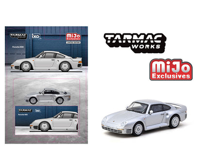 Tarmac Works 1:64 Porsche 959 – Silver