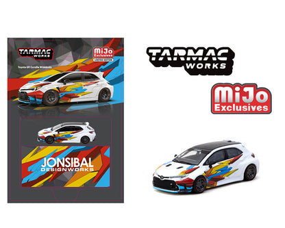 Tarmac Works 1:64 Toyota Corolla Widebody Jon Sibal – White