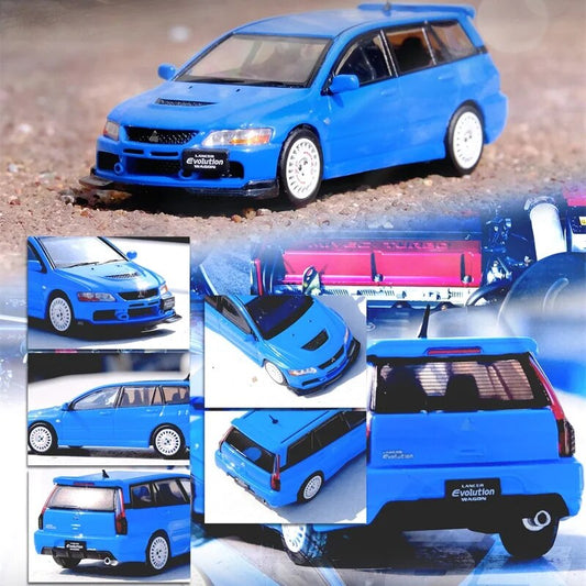 Inno64 1:64 Lancer Evolution IX Wagon - Blue