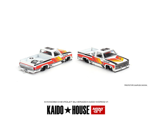 MiniGT X Kaido House 1:64 Chevrolet Silverado Kaido Works V1 - White