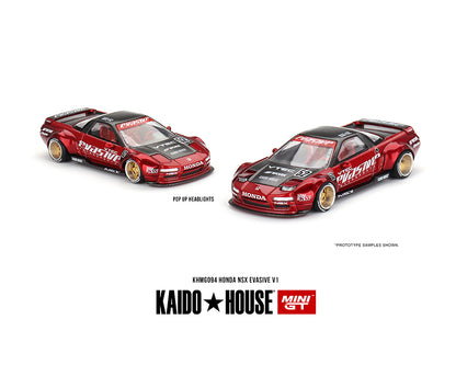 MiniGT X Kaido House 1:64 Honda NSX Evasive V1 - Red