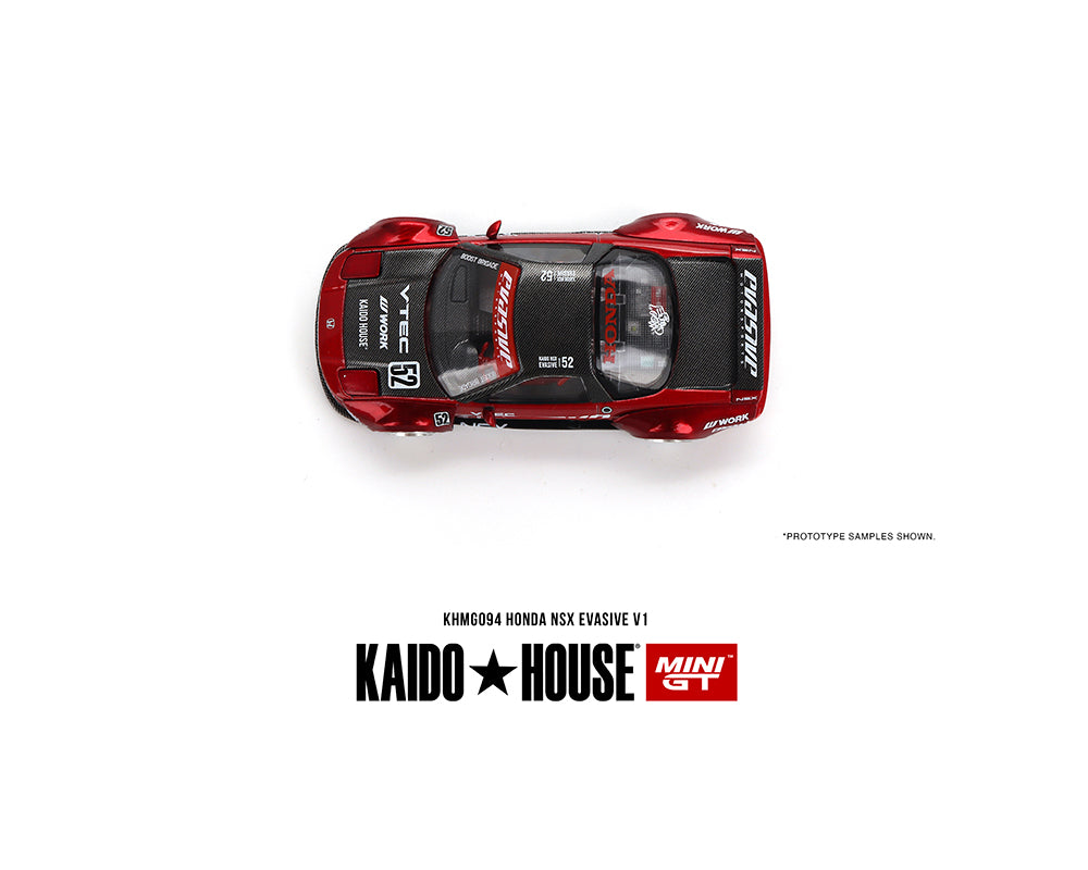 MiniGT X Kaido House 1:64 Honda NSX Evasive V1 - Red