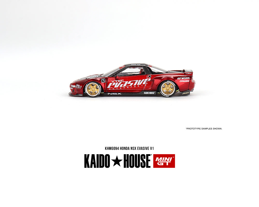 MiniGT X Kaido House 1:64 Honda NSX Evasive V1 - Red