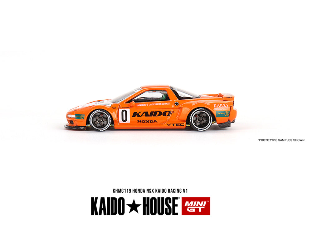 MiniGT X Kaido House 1:64 Honda NSX Kaido Racing V1 – Orange