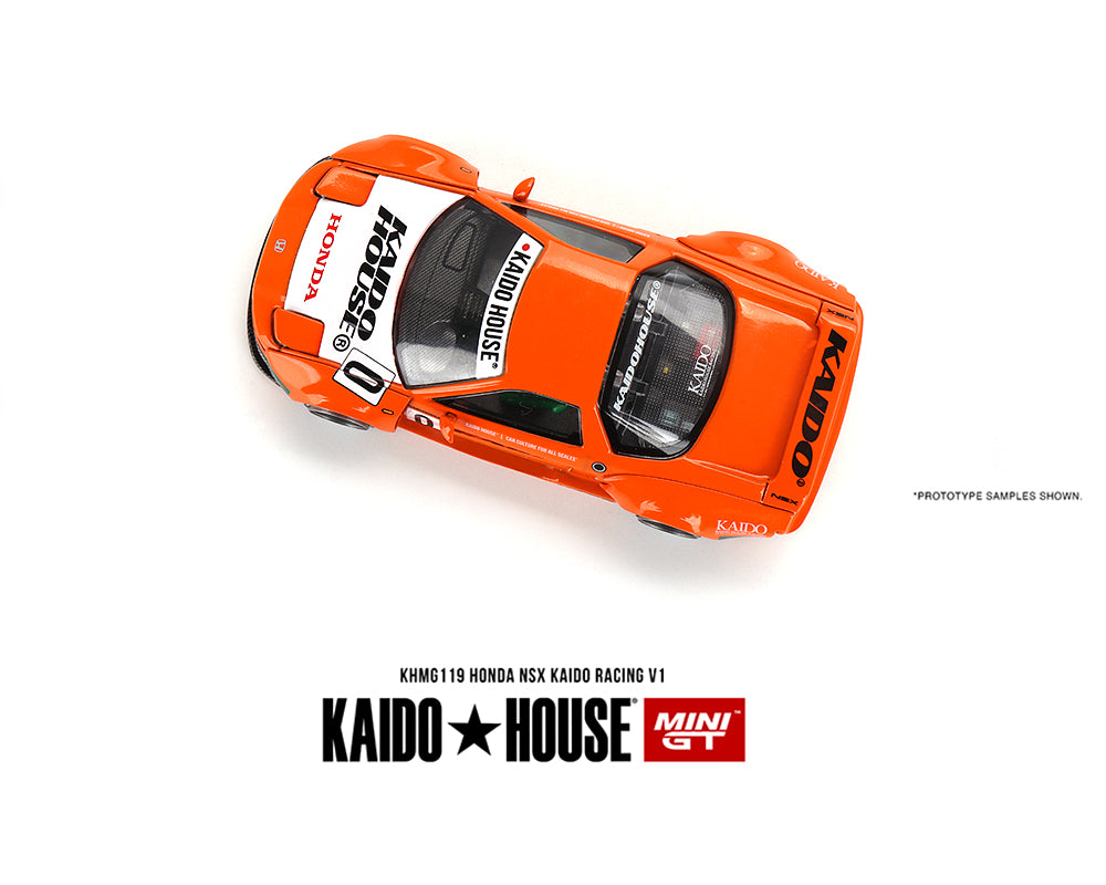 MiniGT X Kaido House 1:64 Honda NSX Kaido Racing V1 – Orange