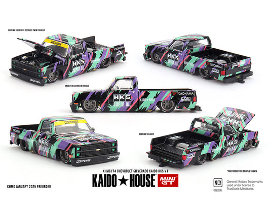 MiniGT X Kaido House 1:64 Chevrolet Silverado Kaido HKS V1