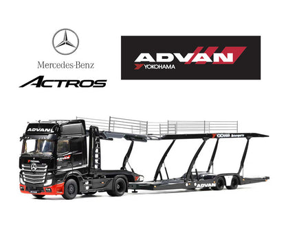 GCD 1:64 Mercedes-Benz AMG Actros Auto ADVAN Yokohama Transporter