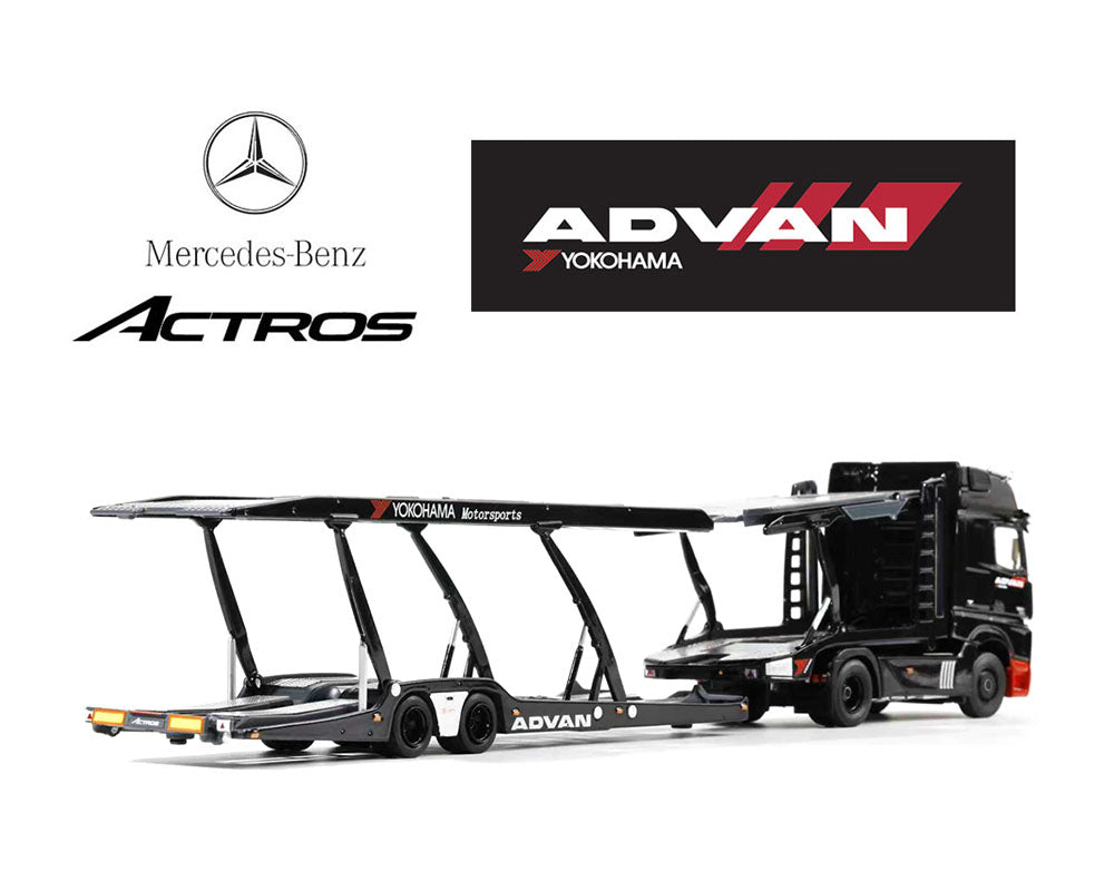 GCD 1:64 Mercedes-Benz AMG Actros Auto ADVAN Yokohama Transporter