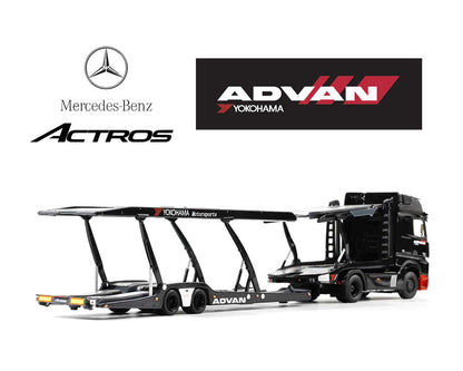 GCD 1:64 Mercedes-Benz AMG Actros Auto ADVAN Yokohama Transporter