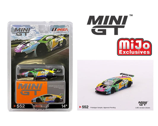 MiniGT 1:64 Lamborghini Huracán GT3 EVO #19 GEAR Racing 2020 IMSA Daytona 24 Hrs – MiJo Exclusive #552