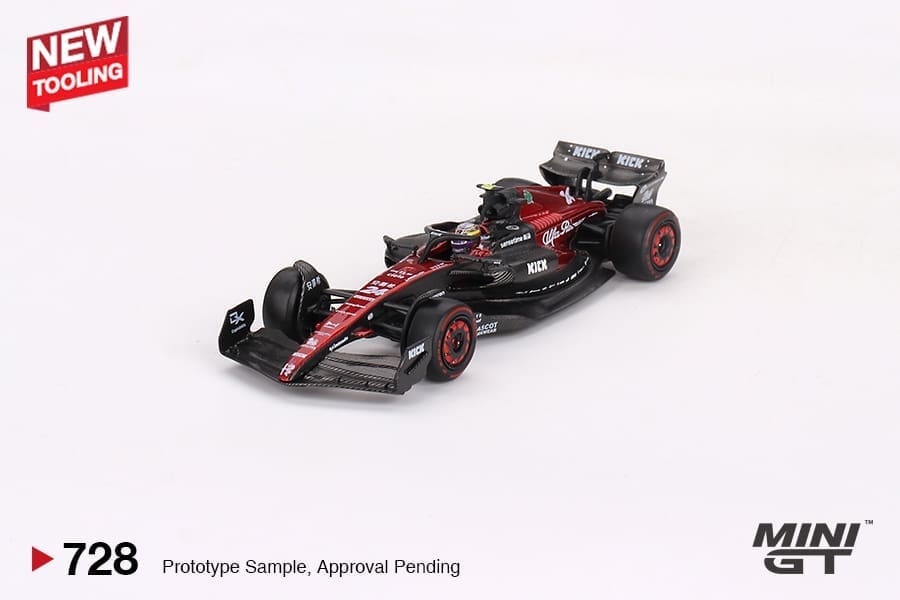 MiniGT 1:64 Alfa Romeo C43 #24 Zhou Guanyu 2023 F1 2023 Australian GP - MiJo Exclusive #728