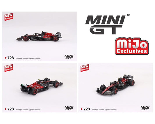 MiniGT 1:64 Alfa Romeo C43 #24 Zhou Guanyu 2023 F1 2023 Australian GP - MiJo Exclusive #728