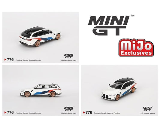 MiniGT 1:64 BMW M3 M Performance Touring – Alpine White - MiJo Exclusive #776