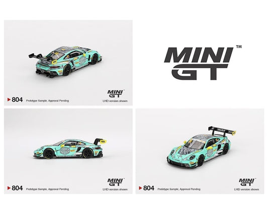 MiniGT 1:64 Porsche 911 GT3 R #28 HubAuto Racing2023 FIA GT World Cup 70th Macau Grand Prix #804