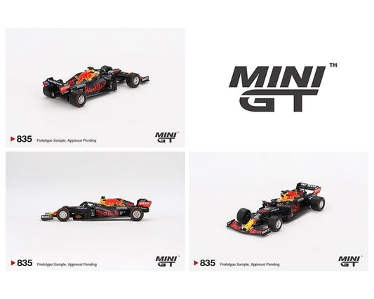 MiniGT 1:64 Red Bull RB16B #33 Max Verstappen 2021 Abu Dhabi Grand Prix Winner – Limited Edition #835