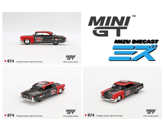 MiniGT x Mizu Diecast 1:64 Lincoln Capri Hot Rod 1954 “Shadow Puppet” Limited Edition #874