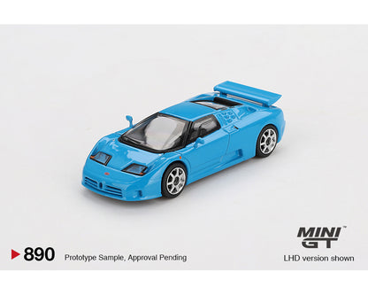 MiniGT 1:64 Bugatti EB110 Super Sport – Blue #890