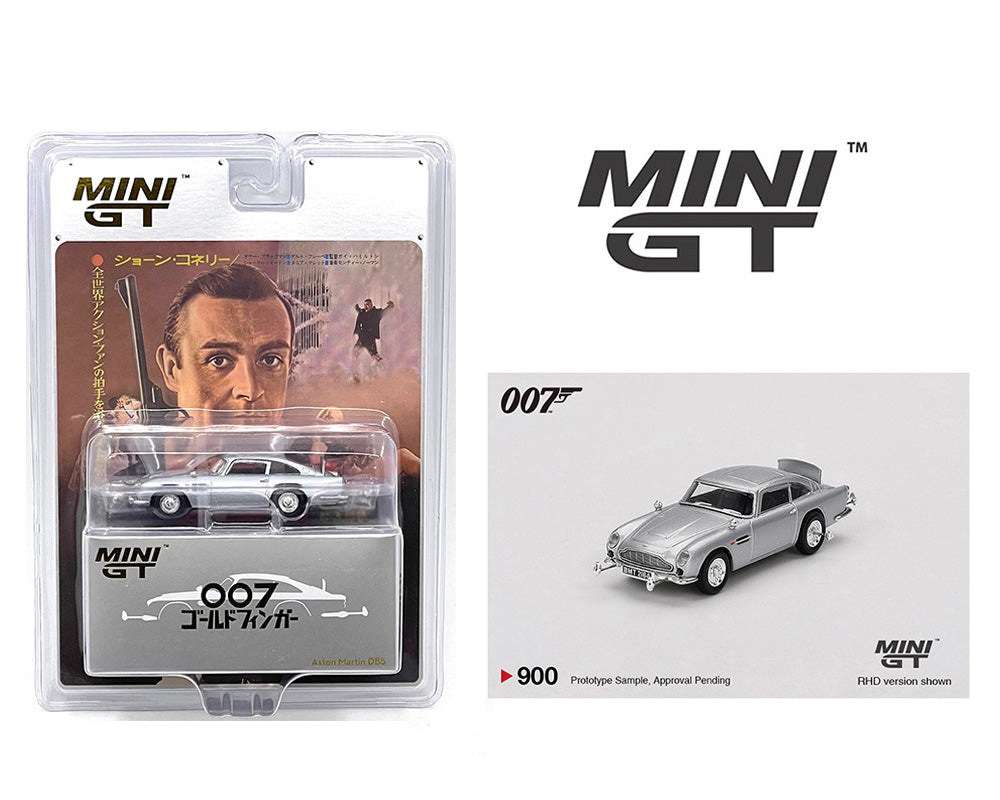 MiniGT 1:64 Aston Martin DB5 James Bond 007 Goldfinger – Japanese Packaging #900J