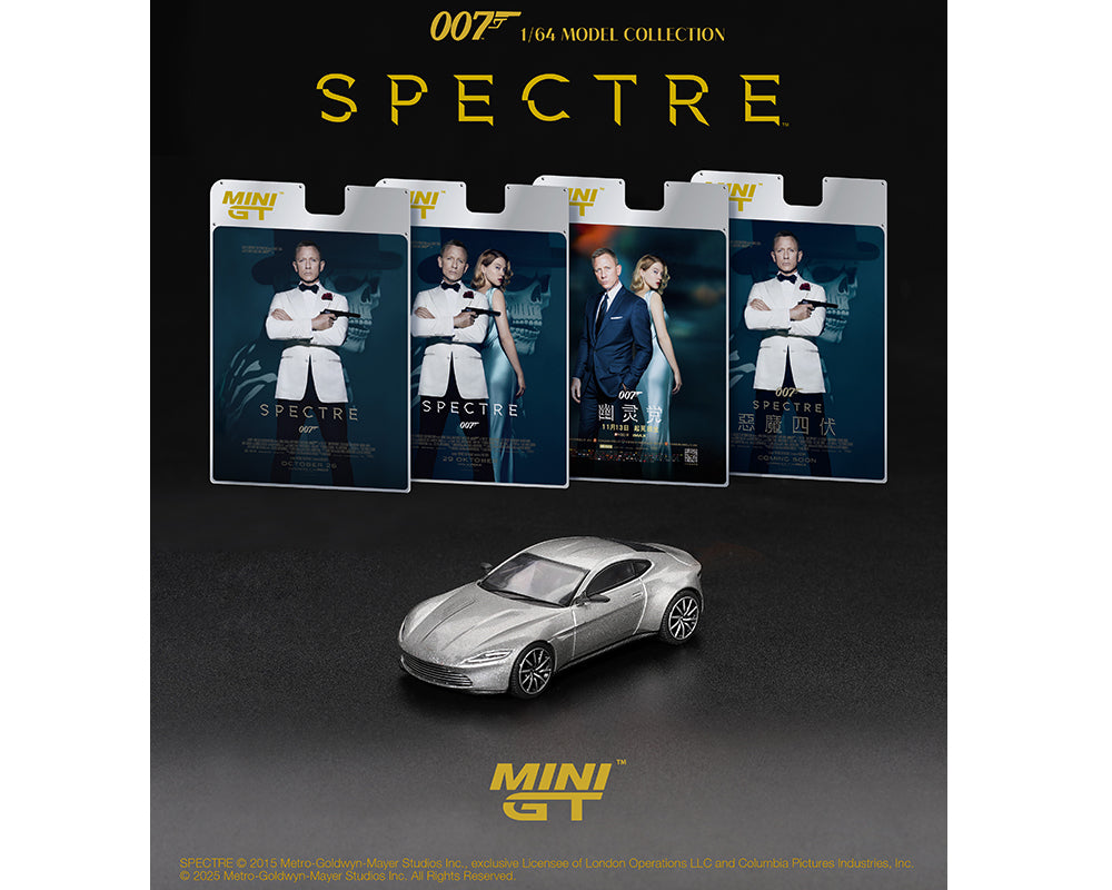 MiniGT 1:64 Aston Martin DB10 James Bond 007 “SPECTRE” – English Packaging #910