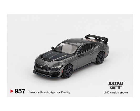 MiniGT 1:64 Ford Mustang Dark Horse 2024 – Carbonized Gray #957
