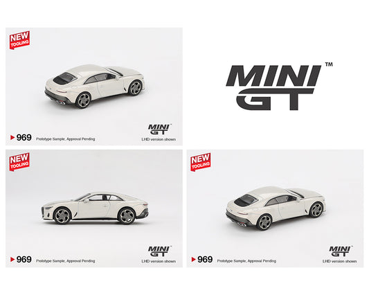 MiniGT 1:64 Bentley Batur – Bonneville Pearl #969