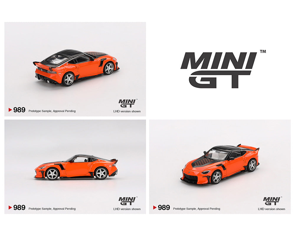 MiniGT 1:64 Nissan Z VeilSide FFZ400 – Orange #989