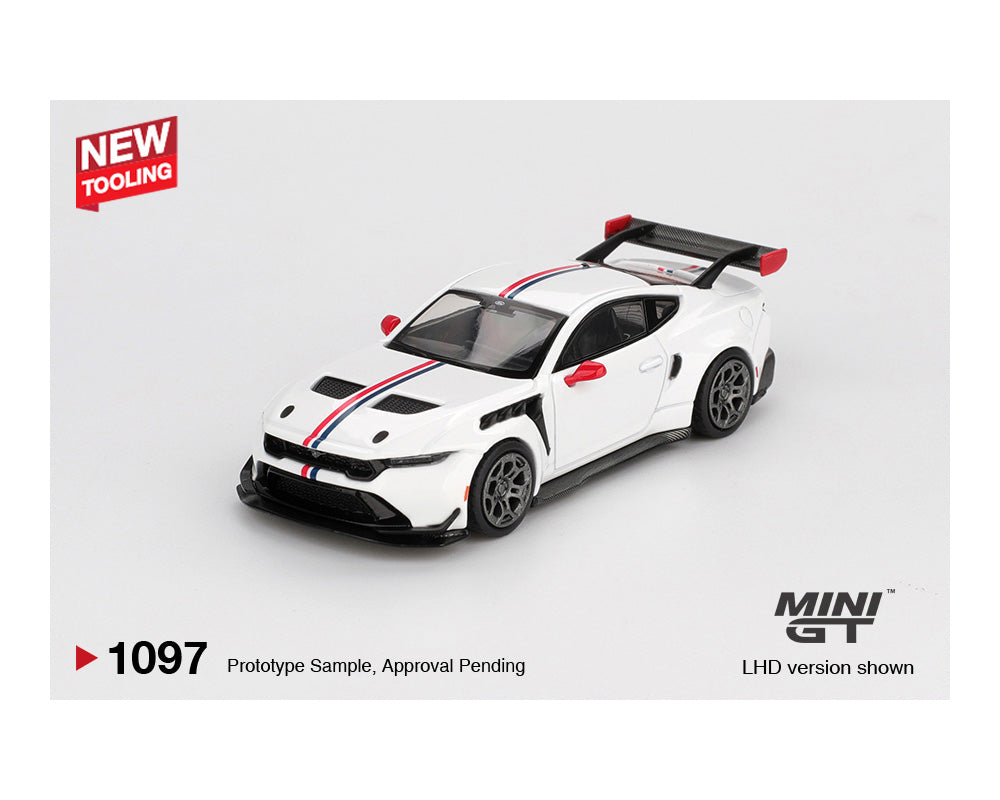 **LIMIT 2** MiniGT 1:64 Ford Mustang GTD Spirit of America – White #1097