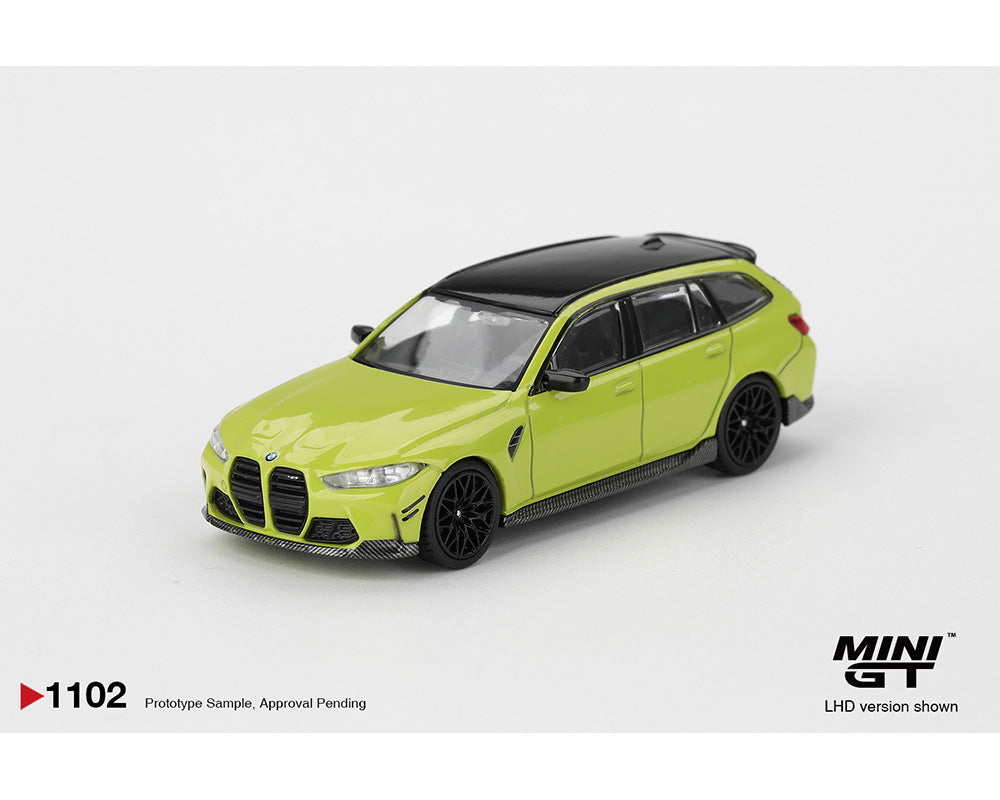 MiniGT 1:64 BMW M3 M Performance Touring – Sao Paulo Yellow #1102