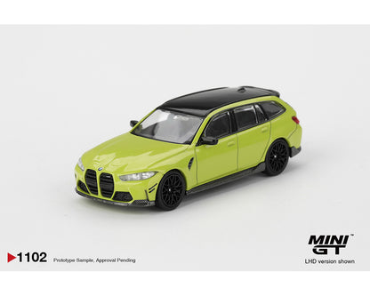 MiniGT 1:64 BMW M3 M Performance Touring – Sao Paulo Yellow #1102