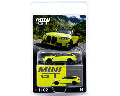 MiniGT 1:64 BMW M3 M Performance Touring – Sao Paulo Yellow #1102