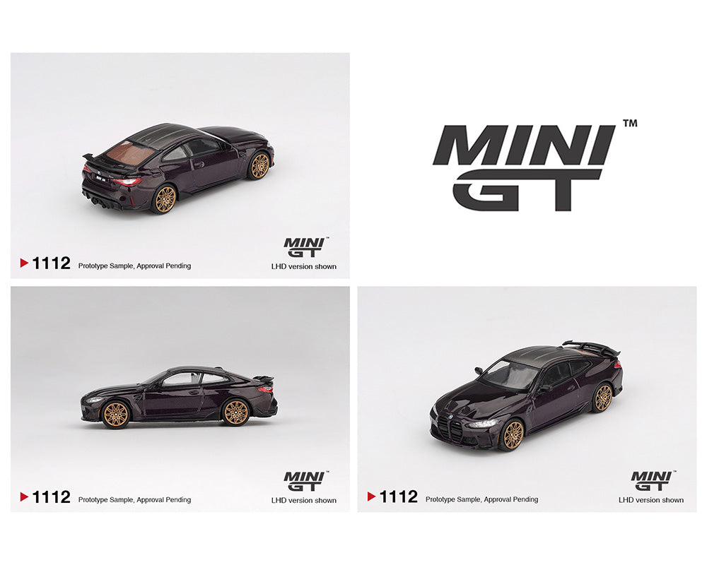 MiniGT 1:64 BMW M4 M-Performance (G82) – Daytona Violet #1112