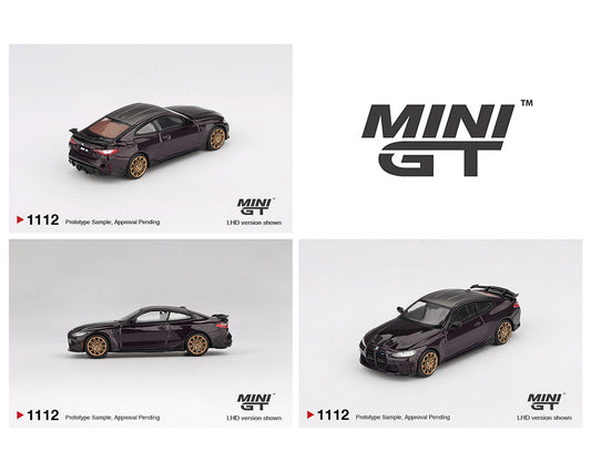MiniGT 1:64 BMW M4 M-Performance (G82) – Daytona Violet #1112