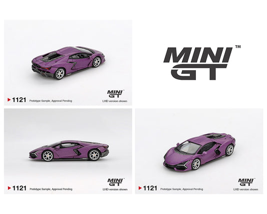 MiniGT 1:64 Lamborghini Revuelto Viola 30th – Matte Purple #1121