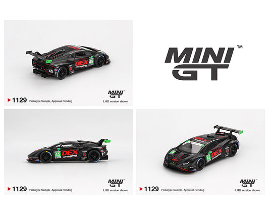 **LIMIT 2** MiniGT 1:64 Lamborghini Huracán GT3 EVO2 #45 No.45 DEX Imaging 2024 IMSA Daytona 24 Hrs #1129