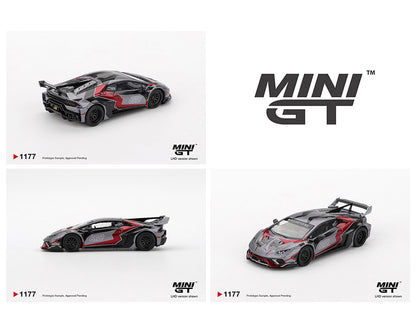 MiniGT 1:64 LB WORKS Lamborghini Huracán GT RONIN – Grey #1177