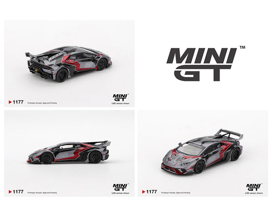 MiniGT 1:64 LB WORKS Lamborghini Huracán GT RONIN – Grey #1177
