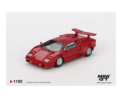 MiniGT 1:64 Lamborghini Countach 25th Anniversary – Red #1192