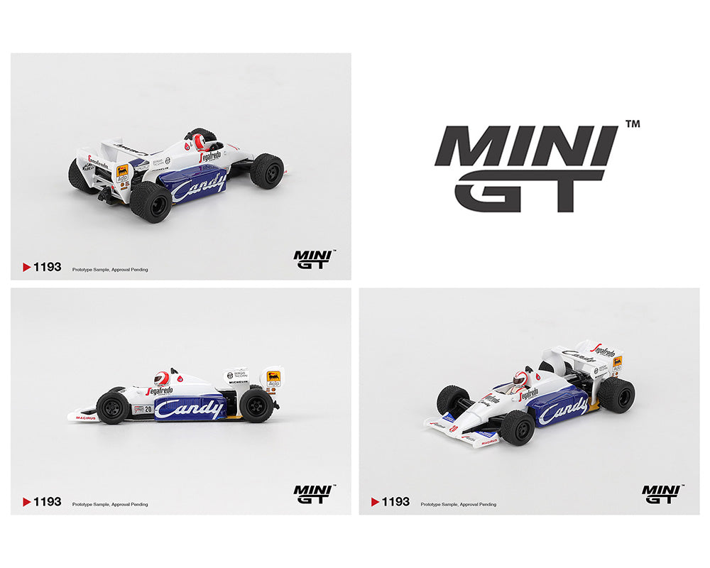 MiniGT 1:64 Toleman TG184 #20 Johnny Cecotto 1984 Monaco Grand Prix #1193