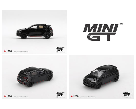 MiniGT 1:64 Hyundai Kona N – Phantom Black – Korea Exclusive #1206