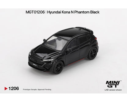MiniGT 1:64 Hyundai Kona N – Phantom Black – Korea Exclusive #1206