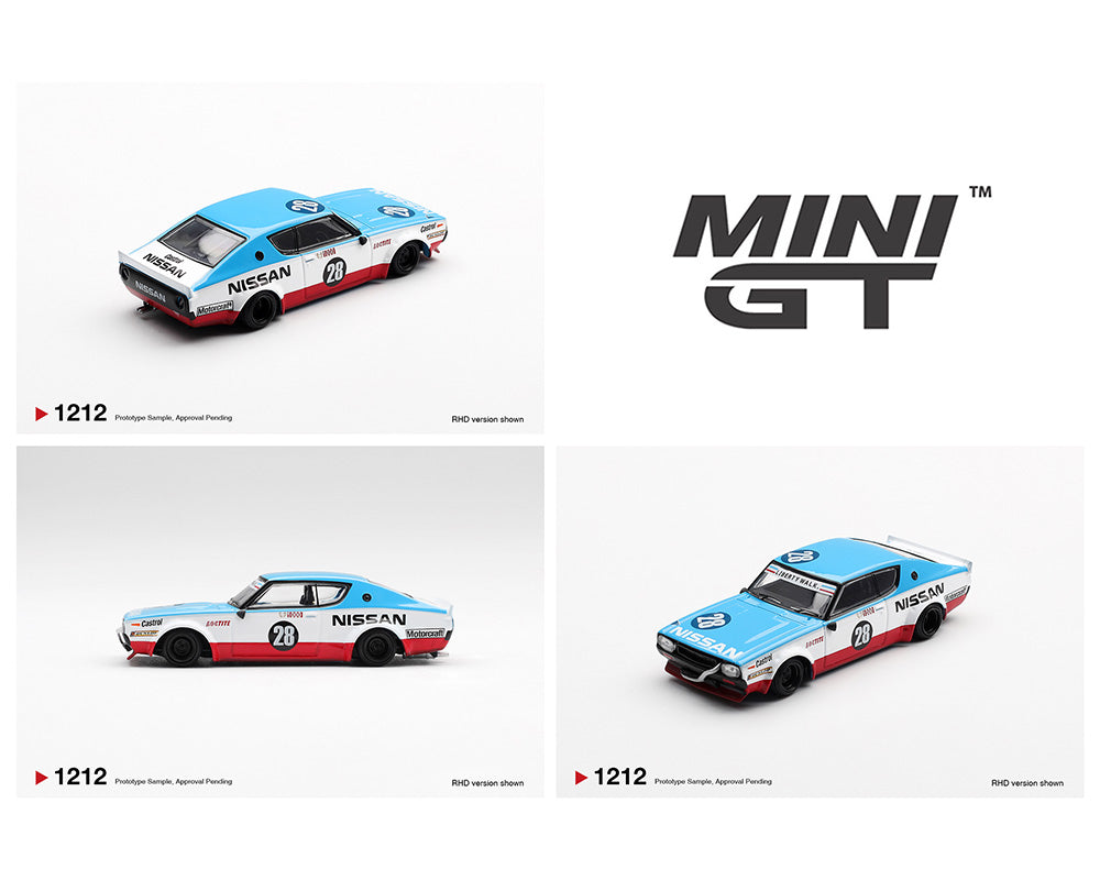 MiniGT 1:64 Nissan Skyline Kenmeri Liberty Walk Nissan Racing ’75 Concept #1212