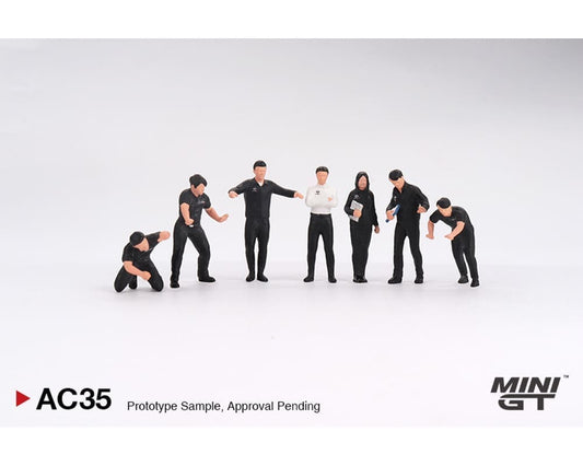 MiniGT 1:64 Figurine Nismo Technician Team Figures Set - AC35